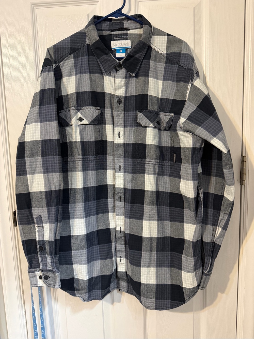 Columbia XXL plaid long sleeve shirt